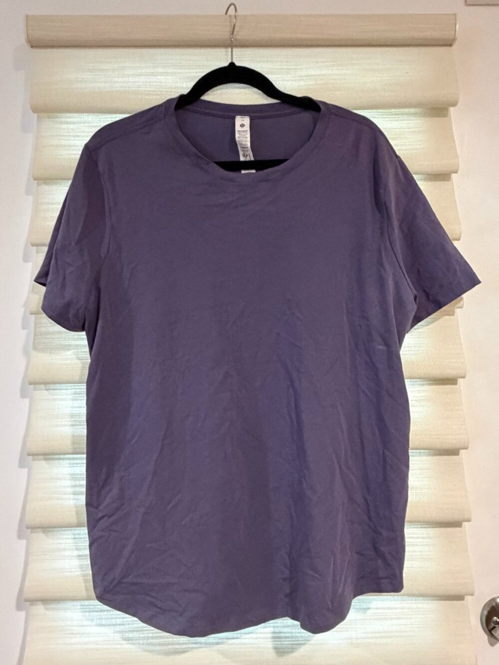 lululemon dark purple tee (size 14)